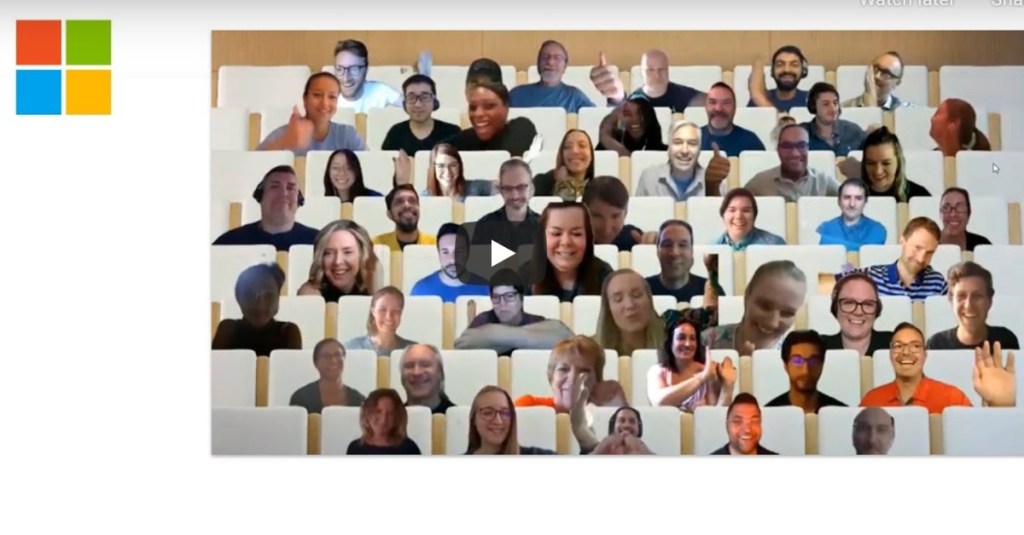 Teams large gallery view and together&nbsp;mode