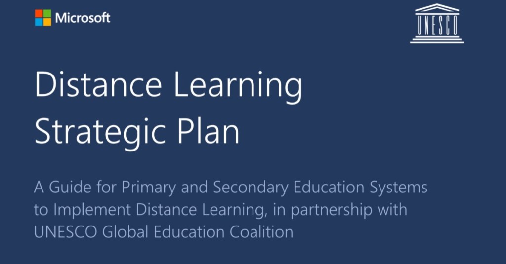 Distance learning strategic&nbsp;plan